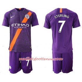 Maillot/Tenue Manchester City Sterling 7 Enfant Troisieme 2018/2019